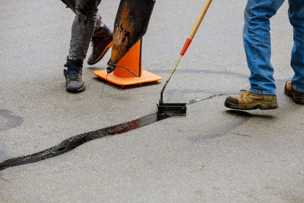 Parking Lot Crack Sealing in Menifee